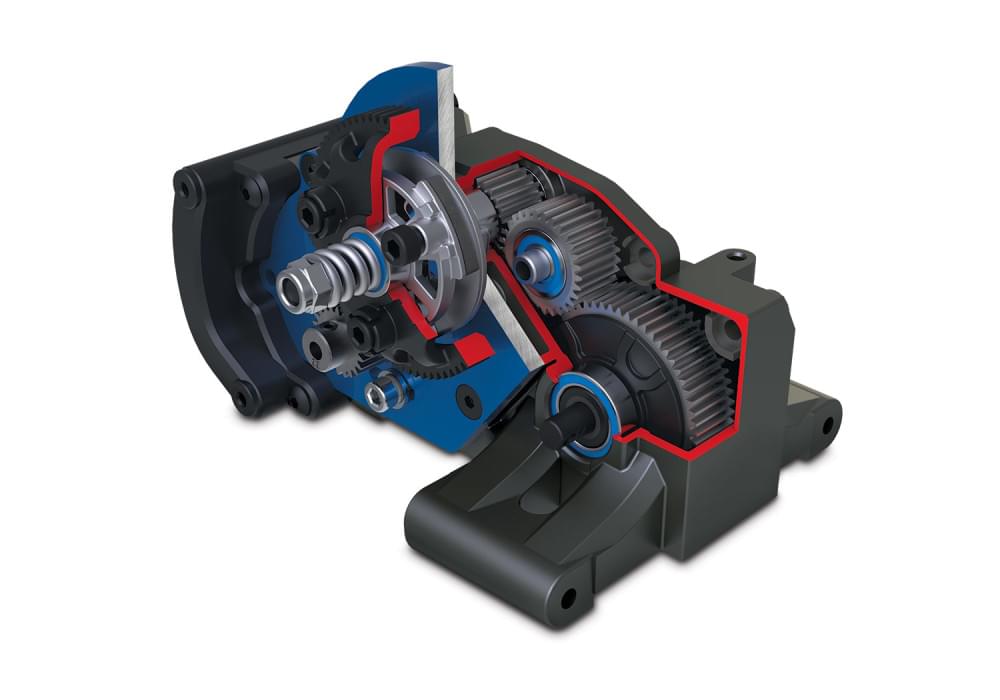 Transmission Complète Pro series Magnium 272R Bandit, Rustler, Stampede, Slash 2WD - 9495A - Breizh Modélisme.