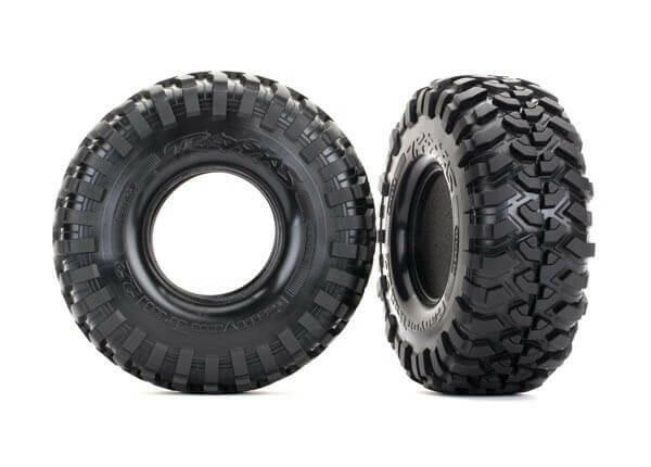 Traxxas 2 Pneus TRX4 Canyon Trail 2.2 SC 8170" - Breizh Modélisme.