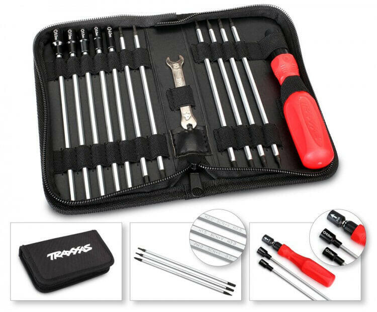 Traxxas 3415 Trousse d'outils 12 pièces, pour la réparation de votre Traxxas - Breizh Modélisme.