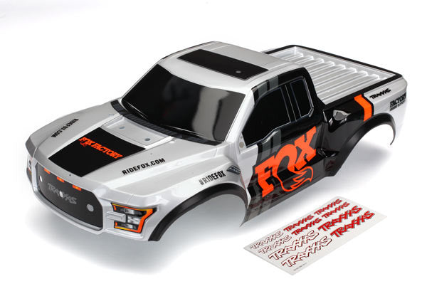 Traxxas 5826T Carrosserie peinte FOX avec autocollants Ford Raptor - Breizh Modélisme.