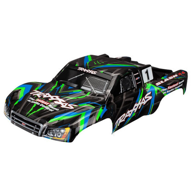 Traxxas 6816G Carrosserie verte Slash 4WD 1/10 - Breizh Modélisme.