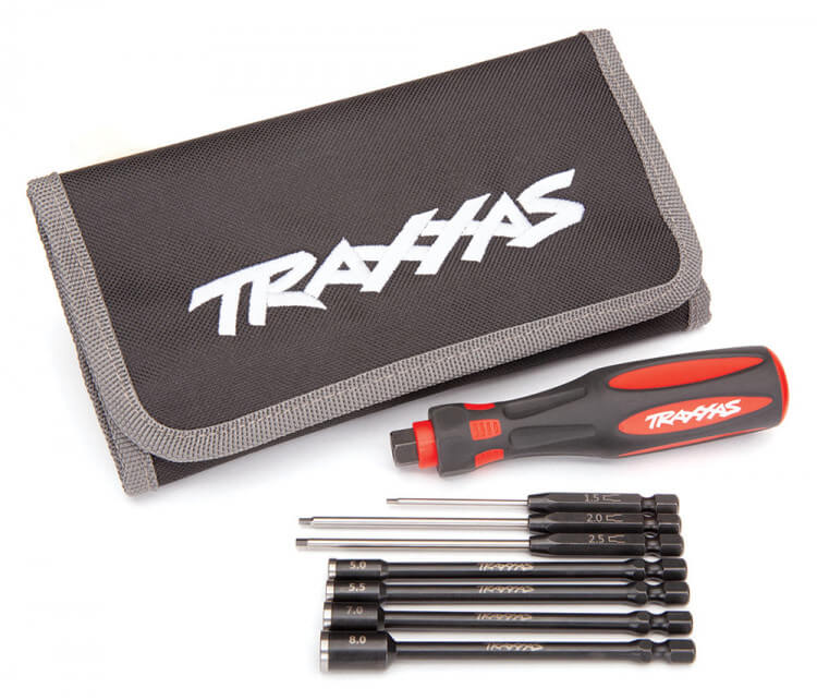 Traxxas 8712 Ensemble tournevis et 7 embouts - Breizh Modélisme.