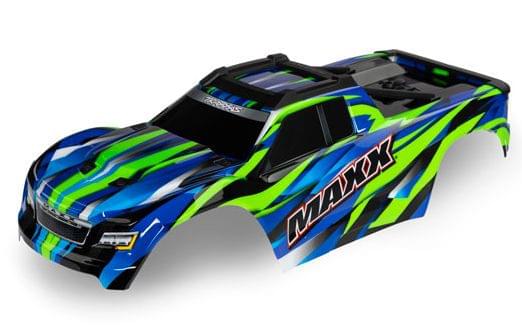 Traxxas 8918G Carrosserie Maxx Widemaxx verte - Breizh Modélisme.