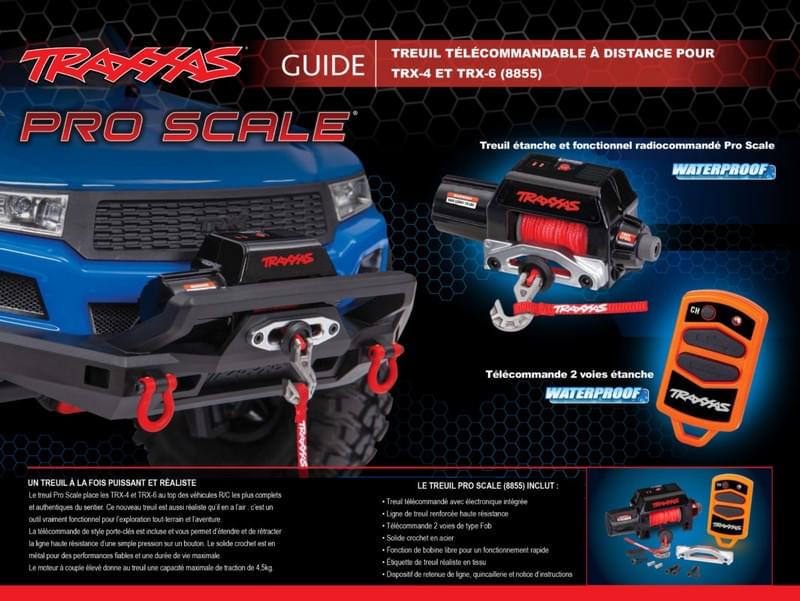 Treuil avec télécommande Traxxas 8855 pour TRX4 / TRX6 / Bronco 2021 - Breizh Modélisme.