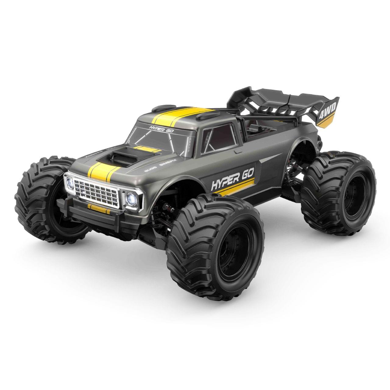 Monster truck brushless 4WD RTR MJX Hyper GO 10210 jaune 1/10