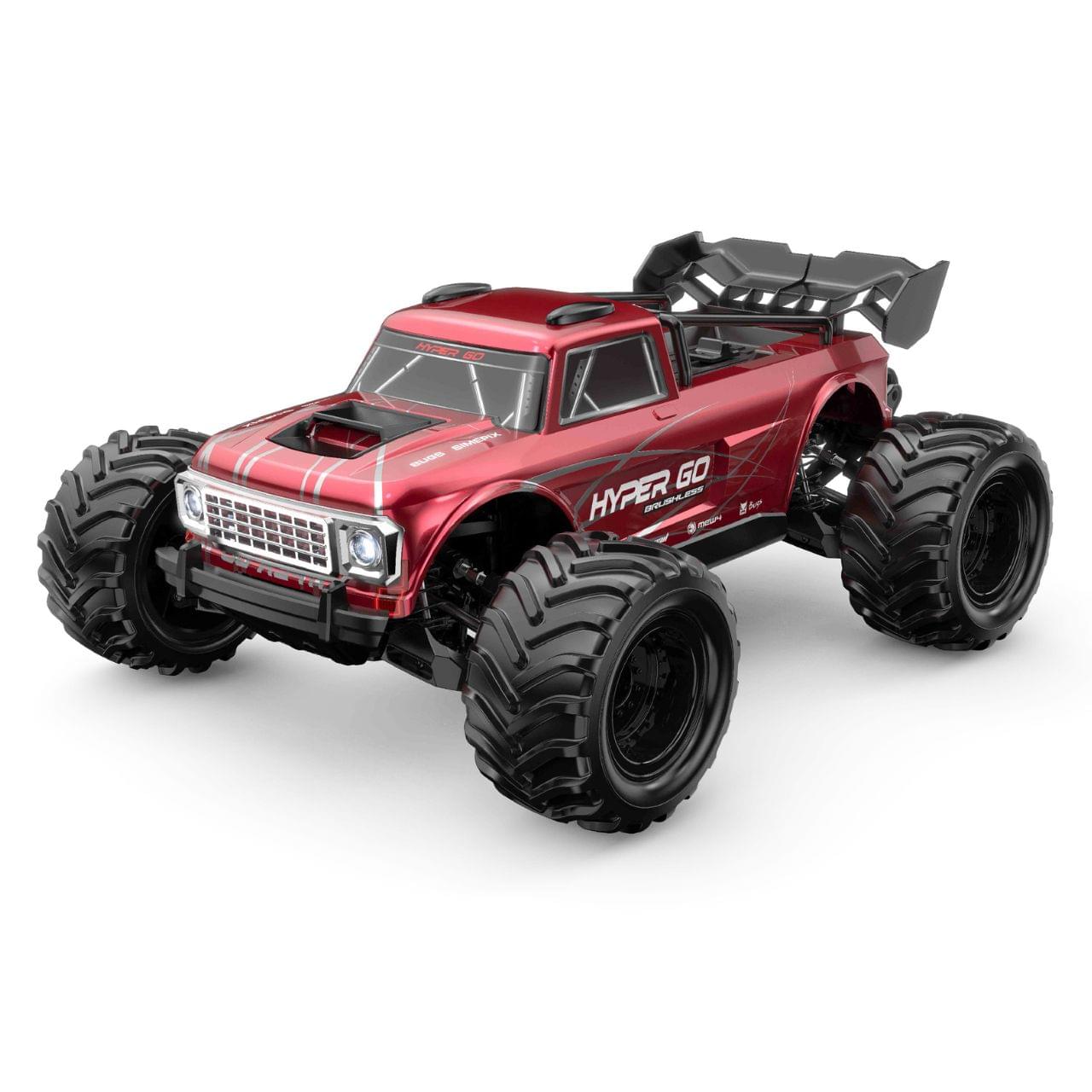 Monster truck brushless 4WD RTR MJX Hyper GO 10210 rouge 1/10