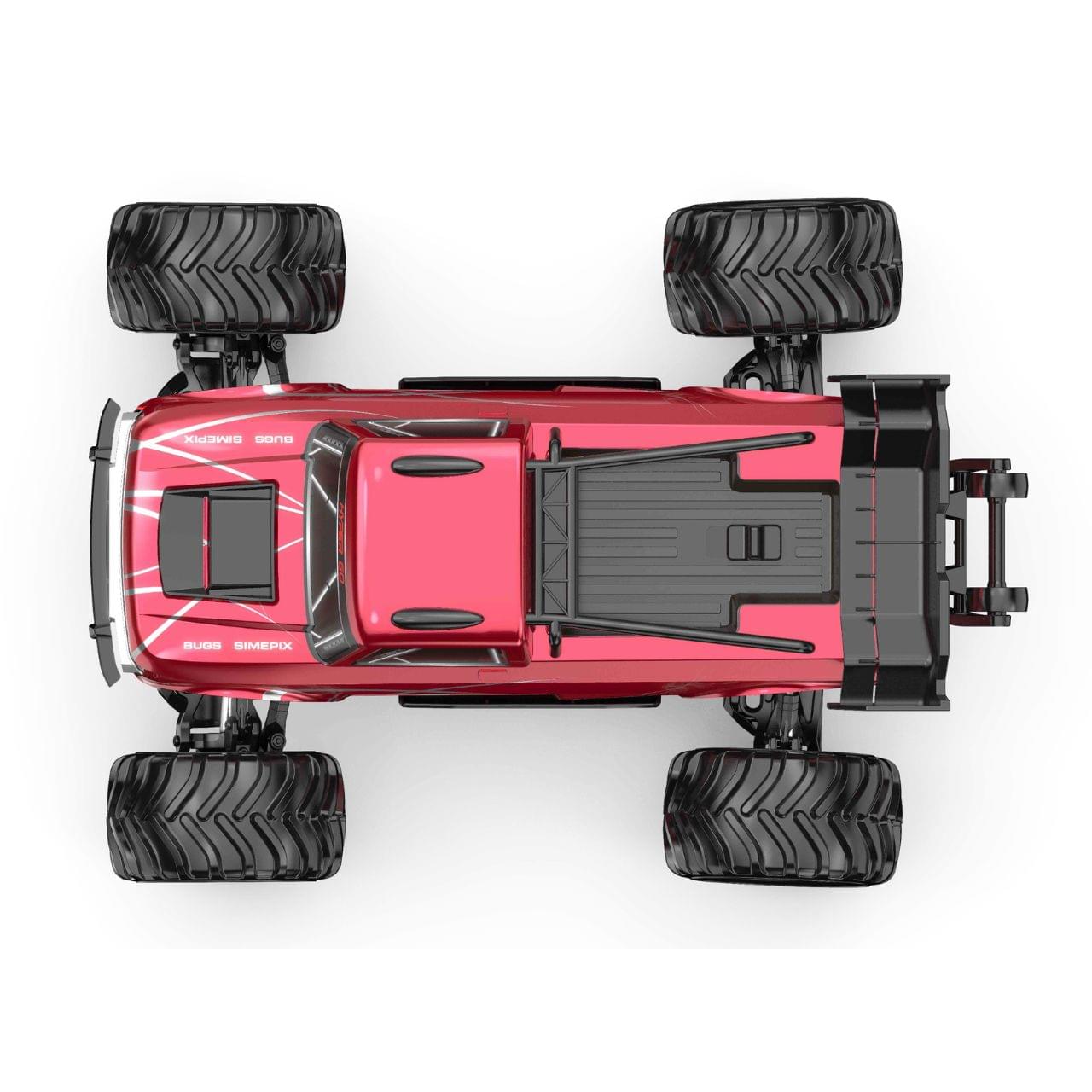 Monster truck brushless 4WD RTR MJX Hyper GO 10210 rouge 1/10
