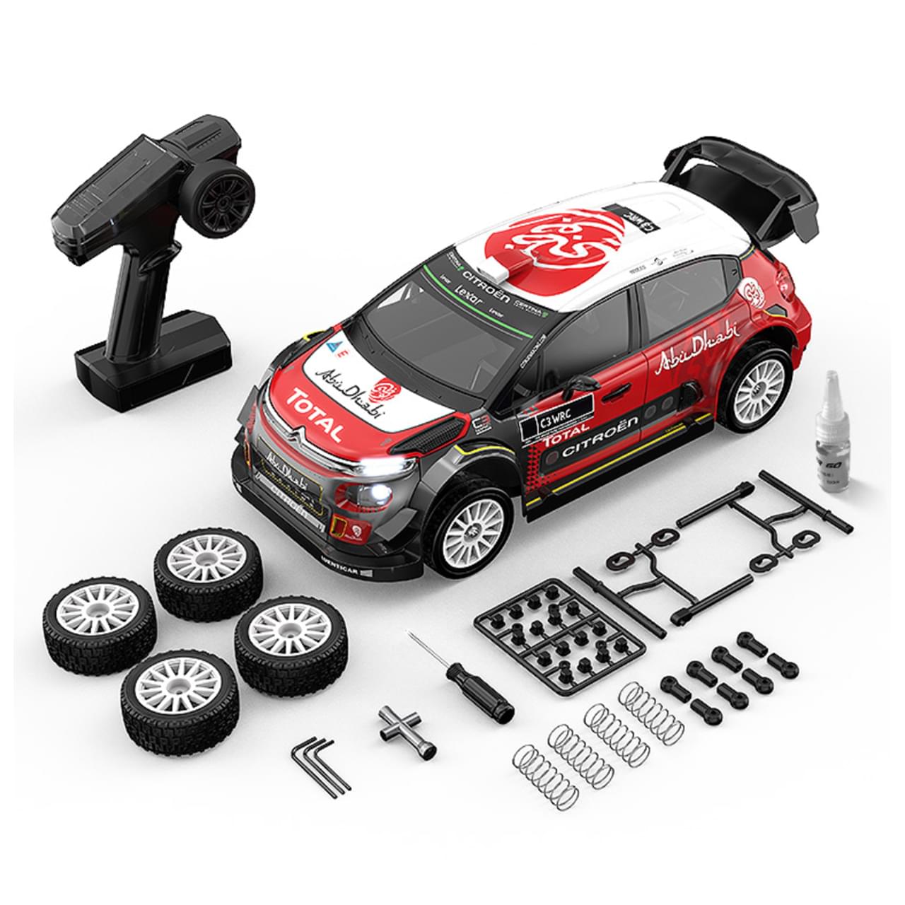 Voiture de rallye Citroën C3 WRC 4WD MJX Hyper GO 10303 1/10