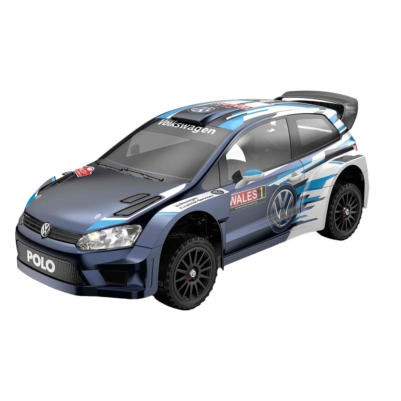 Voiture de rallye Volkswagen Polo R WRC 4WD MJX Hyper GO 10304 1/10