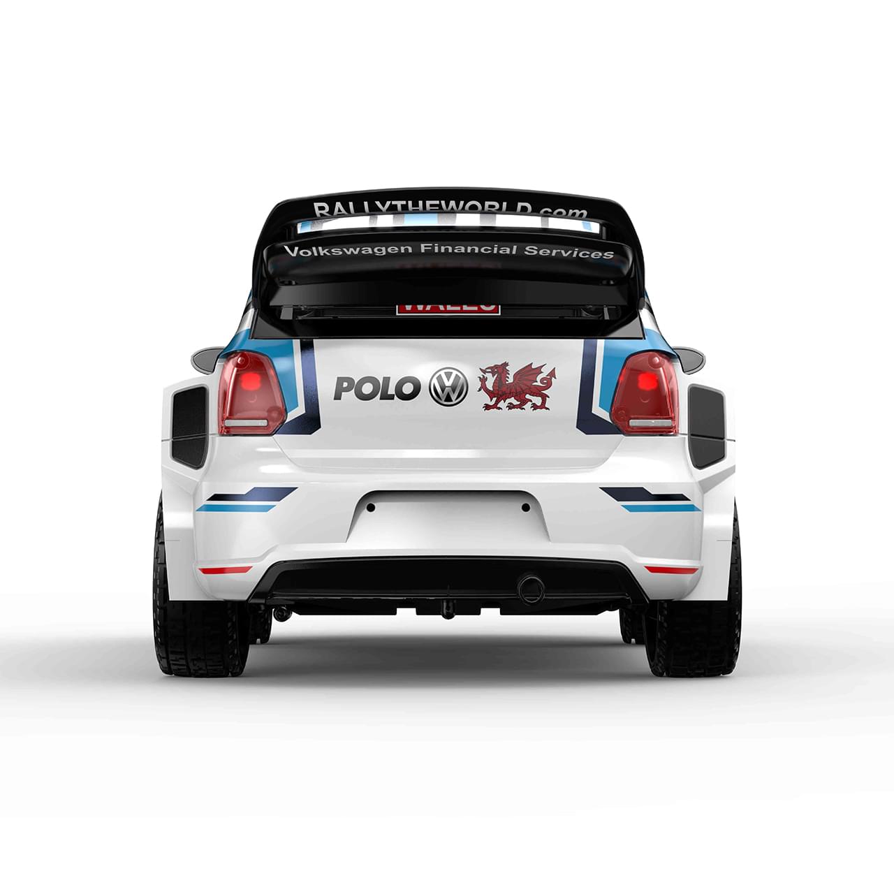 Voiture de rallye Volkswagen Polo R WRC 4WD MJX Hyper GO 10304 1/10
