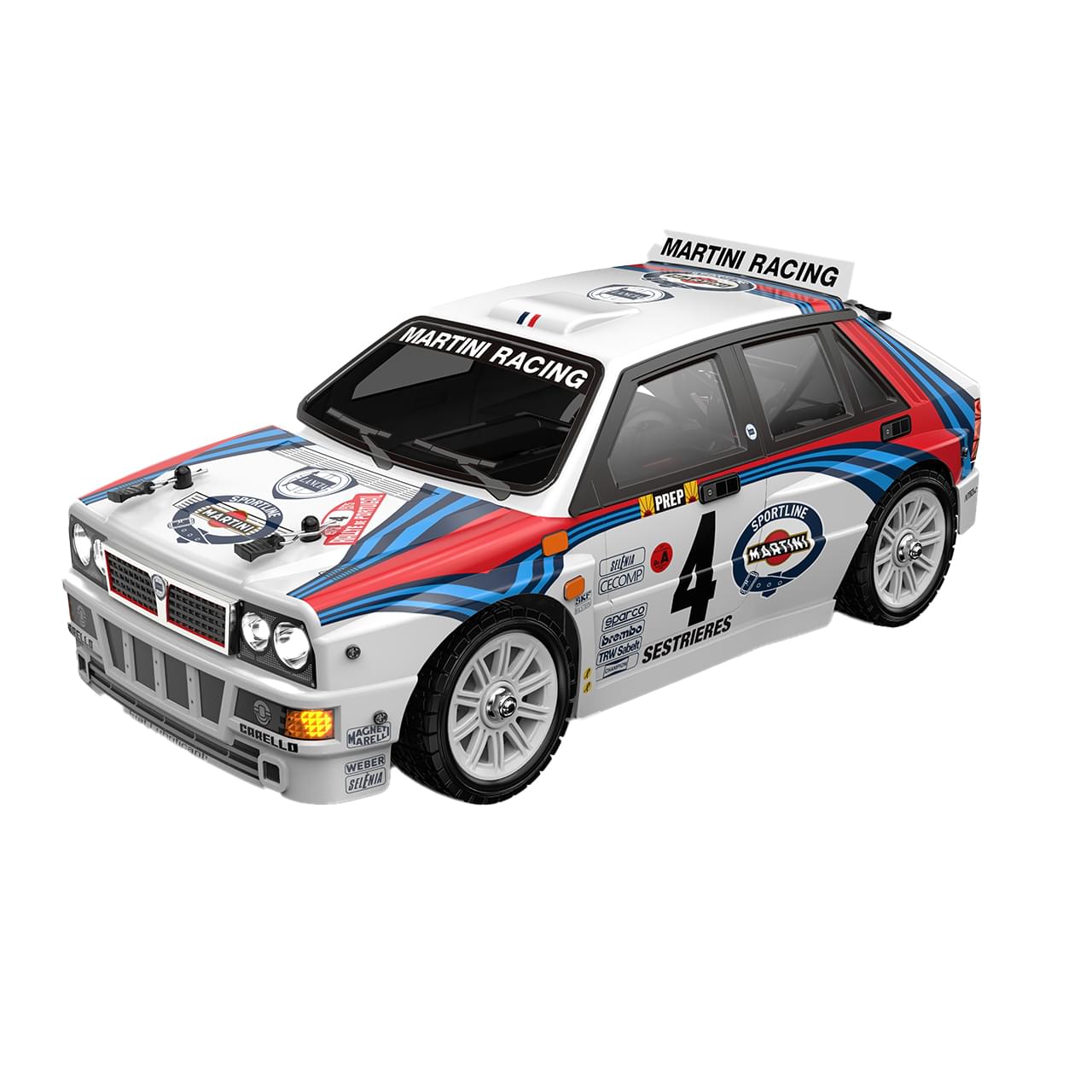Voiture de rallye Lancia Delta 4WD RTR MJX Hyper GO 14302 1/14