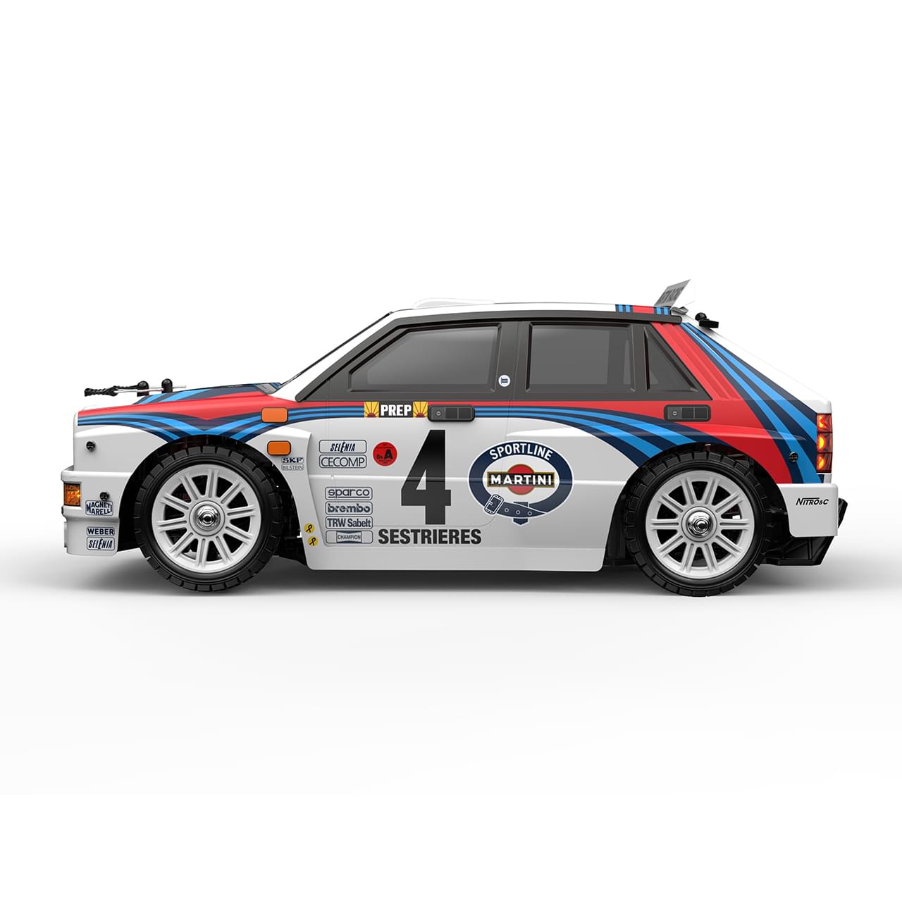 Voiture de rallye Lancia Delta 4WD RTR MJX Hyper GO 14302 1/14