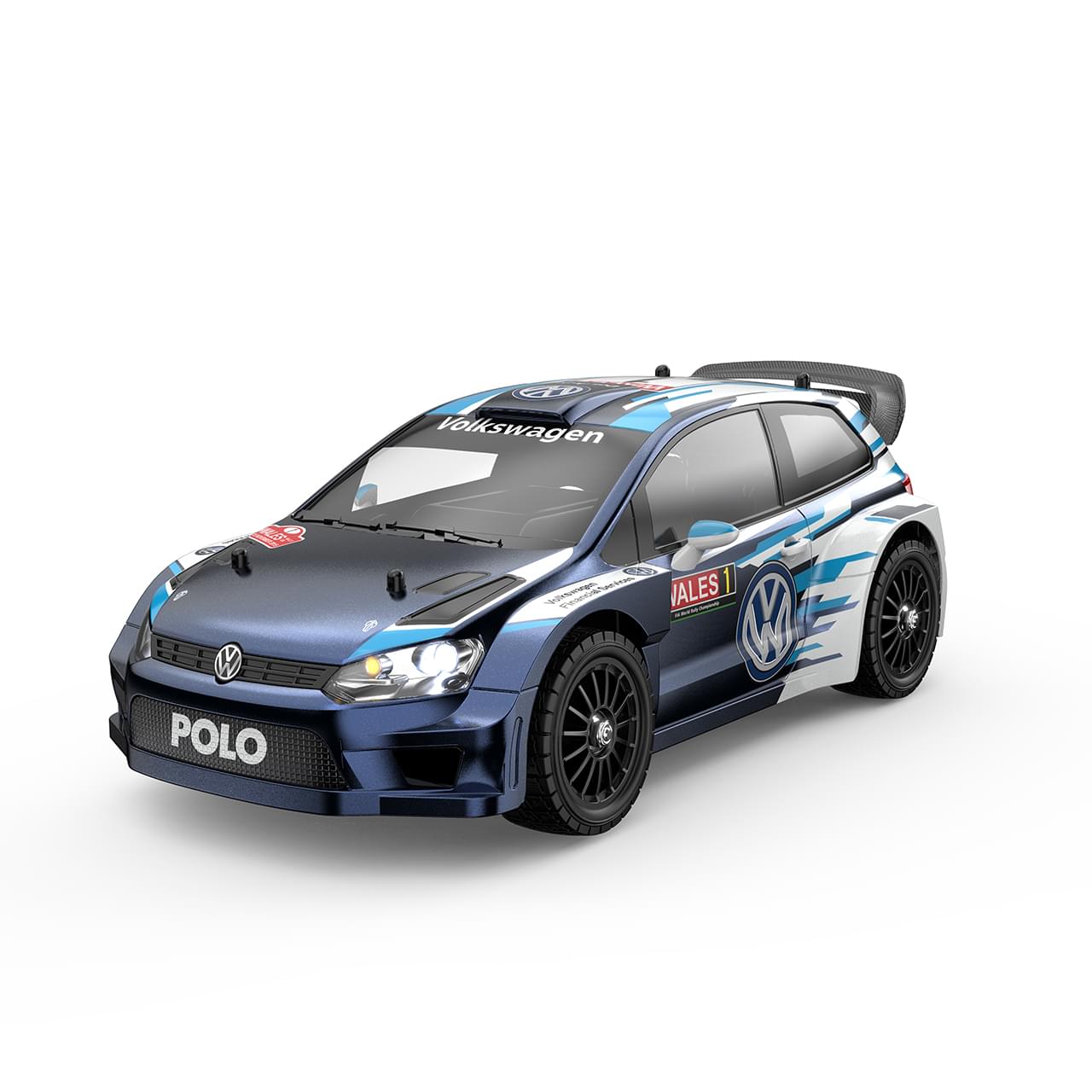 Voiture de rallye Volkswagen Polo R WRC 4WD RTR MJX Hyper GO 14304 1/14