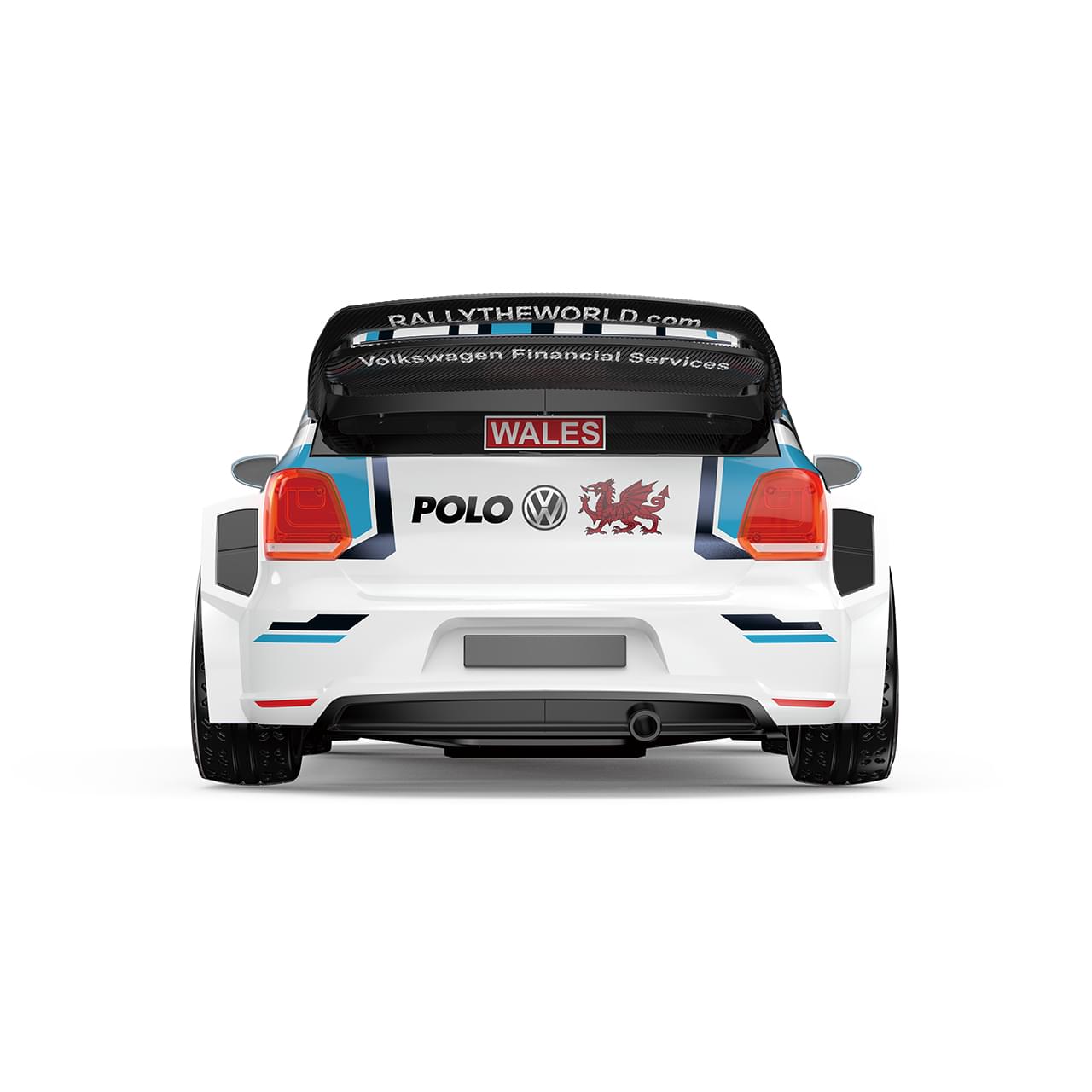 Voiture de rallye Volkswagen Polo R WRC 4WD MJX Hyper GO 7304 1/7