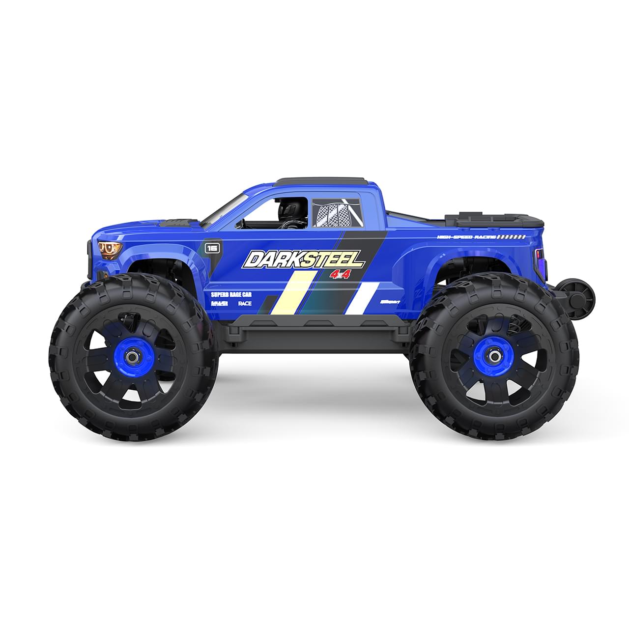 Monster truck UDI Pro Brushless 1/16 bleu - UDI 1610PB - Breizh Modélisme.