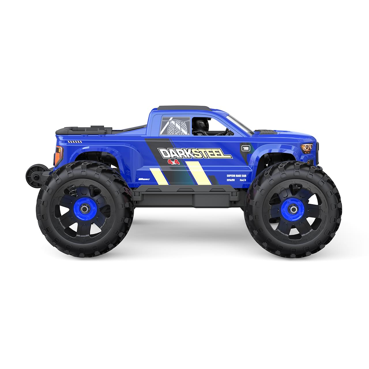 Monster truck UDI Pro Brushless 1/16 bleu - UDI 1610PB - Breizh Modélisme.