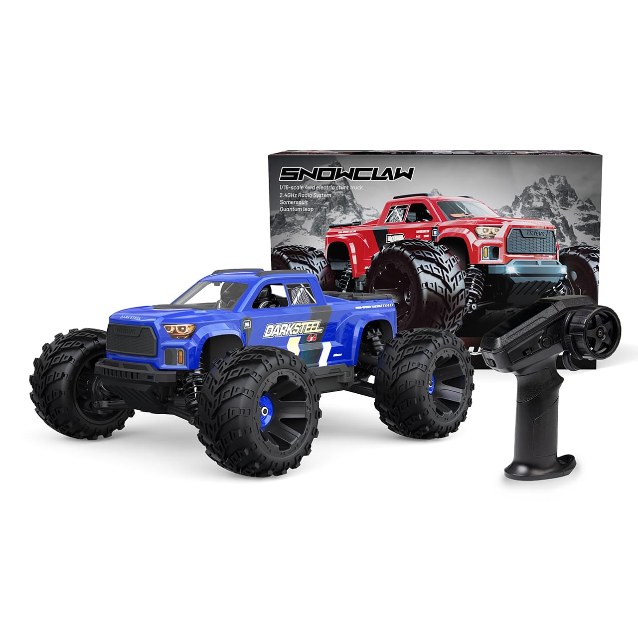 Monster truck UDI Pro Brushless 1/16 bleu - UDI 1610PB - Breizh Modélisme.