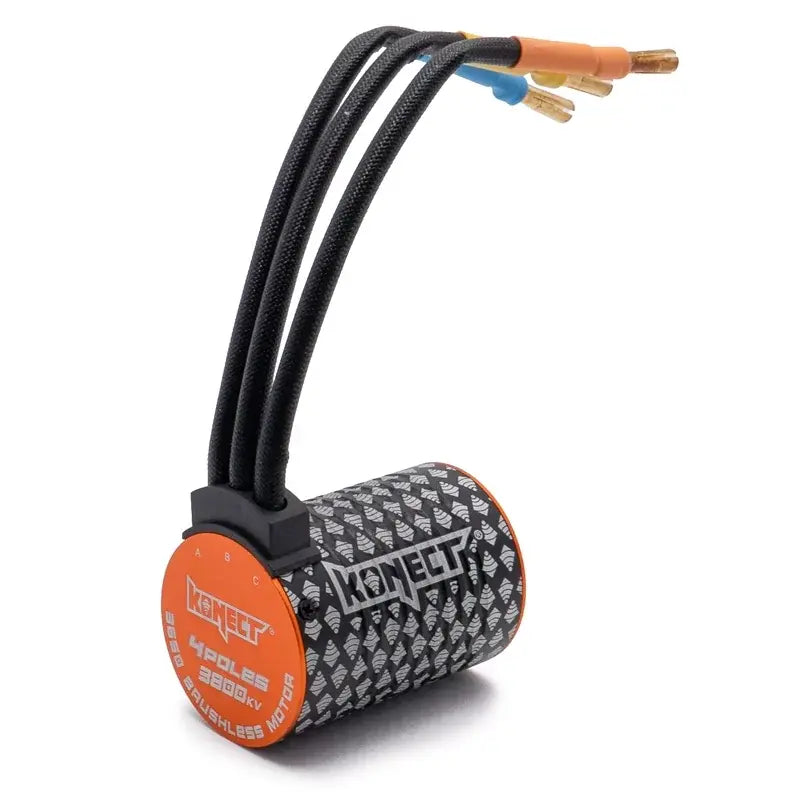Moteur Brushless 1/10 taille 3650 5400kv - KN-3650SL-5400 - Breizh Modélisme.