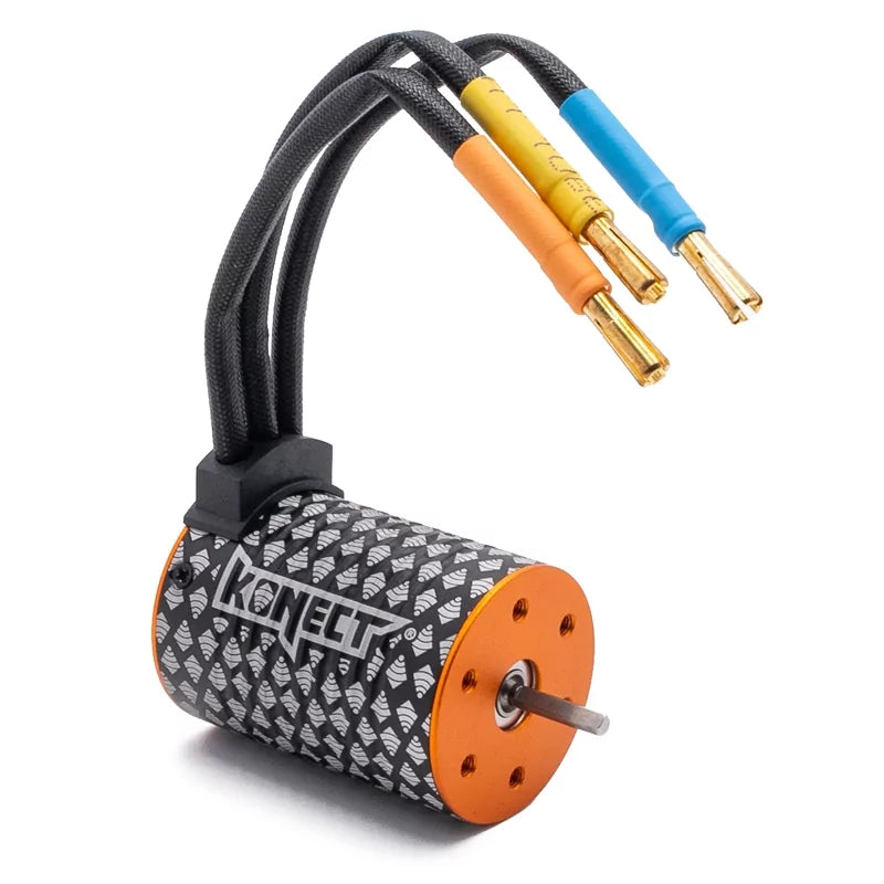 Moteur Brushless 1/10 taille 3650 3800kv - KN-3650SL-3800 - Breizh Modélisme.