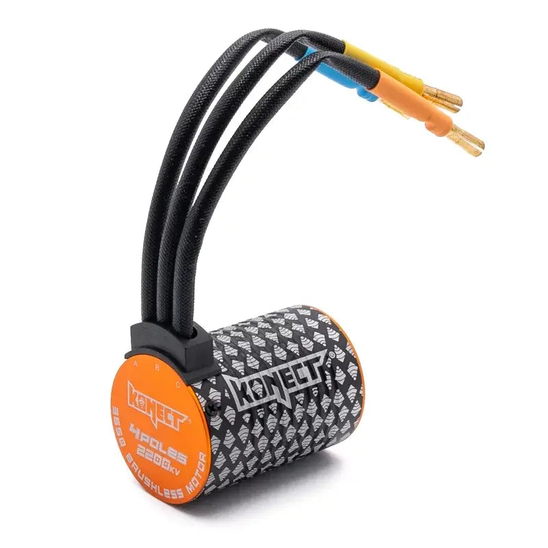Moteur Brushless 1/10 taille 3650 3800kv - KN-3650SL-3800 - Breizh Modélisme.