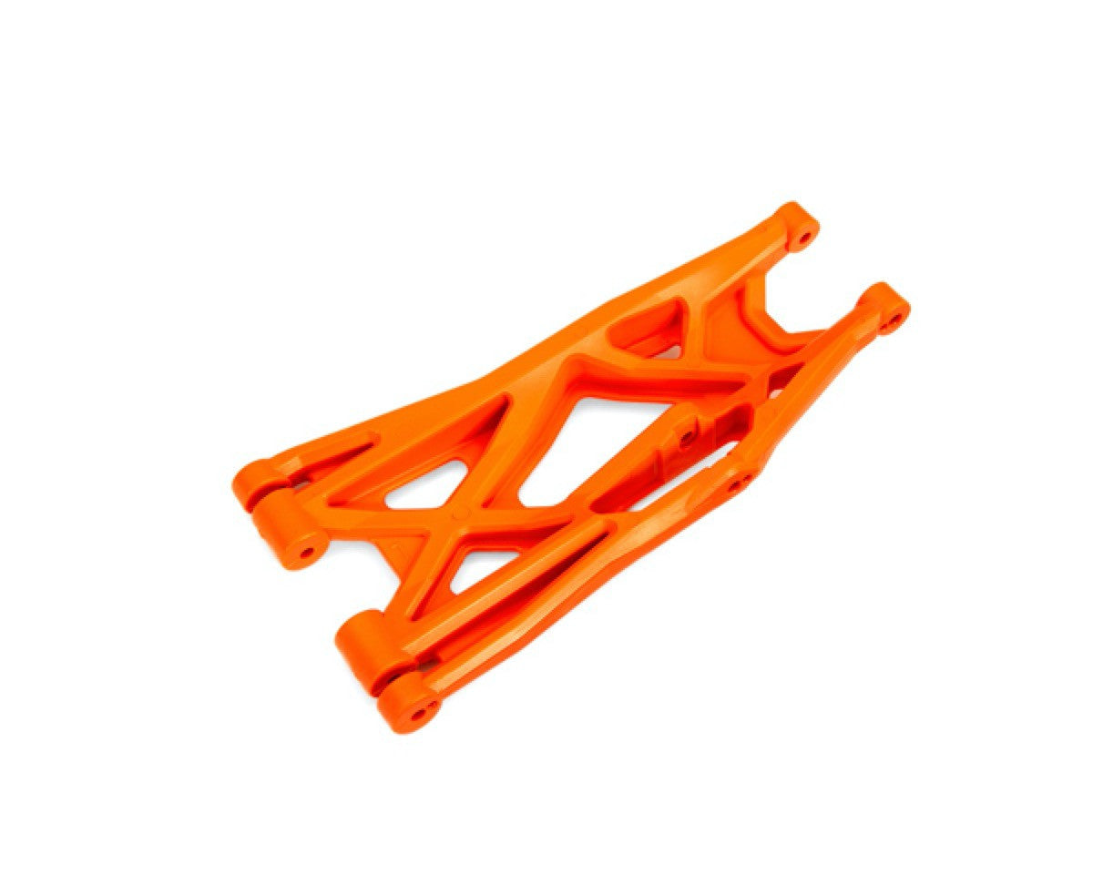 1 Triangle de suspension inférieurs gauche renforcés XMaxx - Traxxas 7831T Orange - Breizh Modélisme.