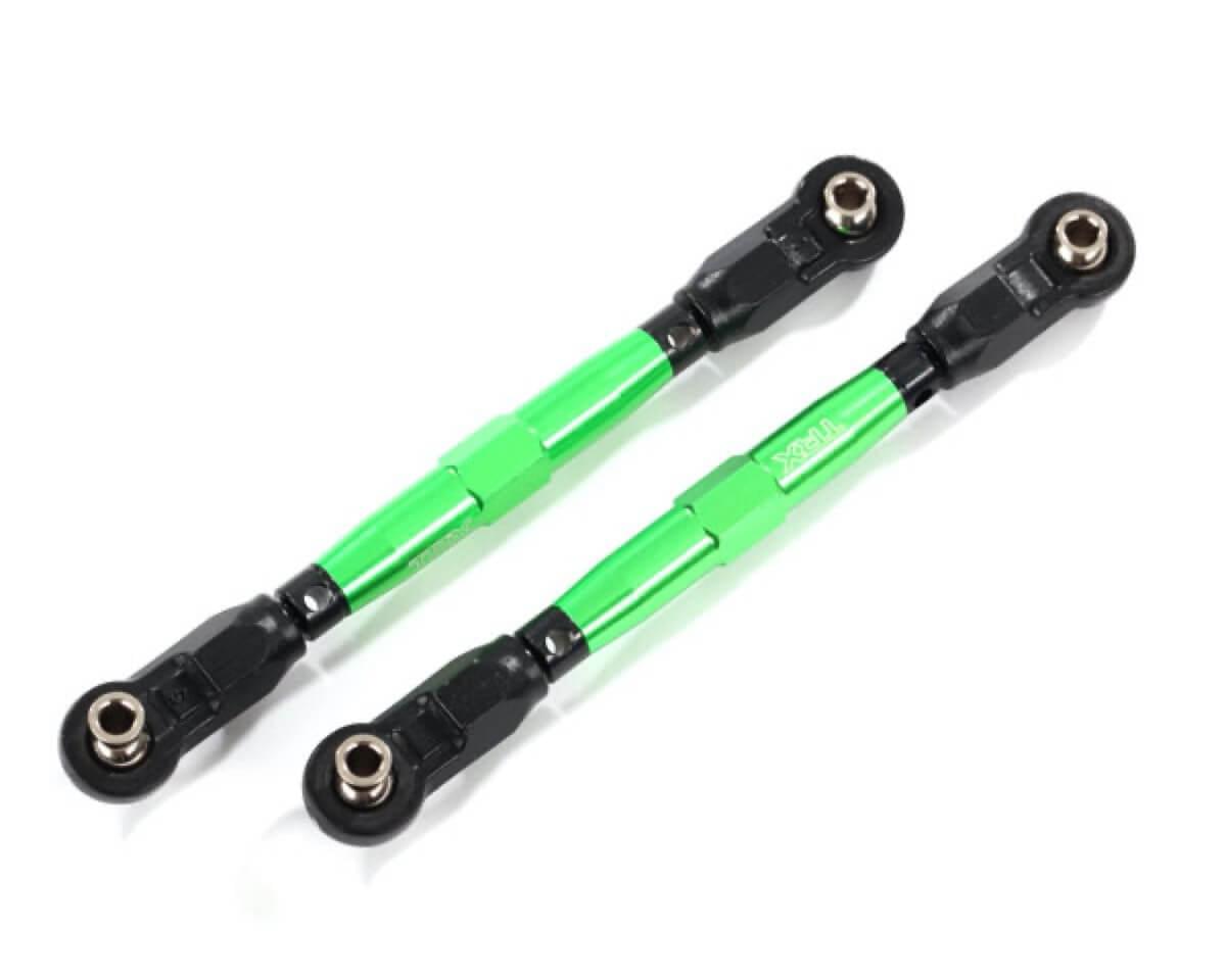 2 Biellettes Alu anodisé Verte 100mm Avant Traxxas Maxx - Traxxas 8948G - Breizh Modélisme.