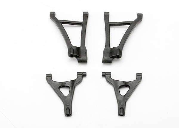 2 Triangles De Suspension Avant Superieurs Et Inferieurs Traxxas 7031 - Breizh Modélisme.