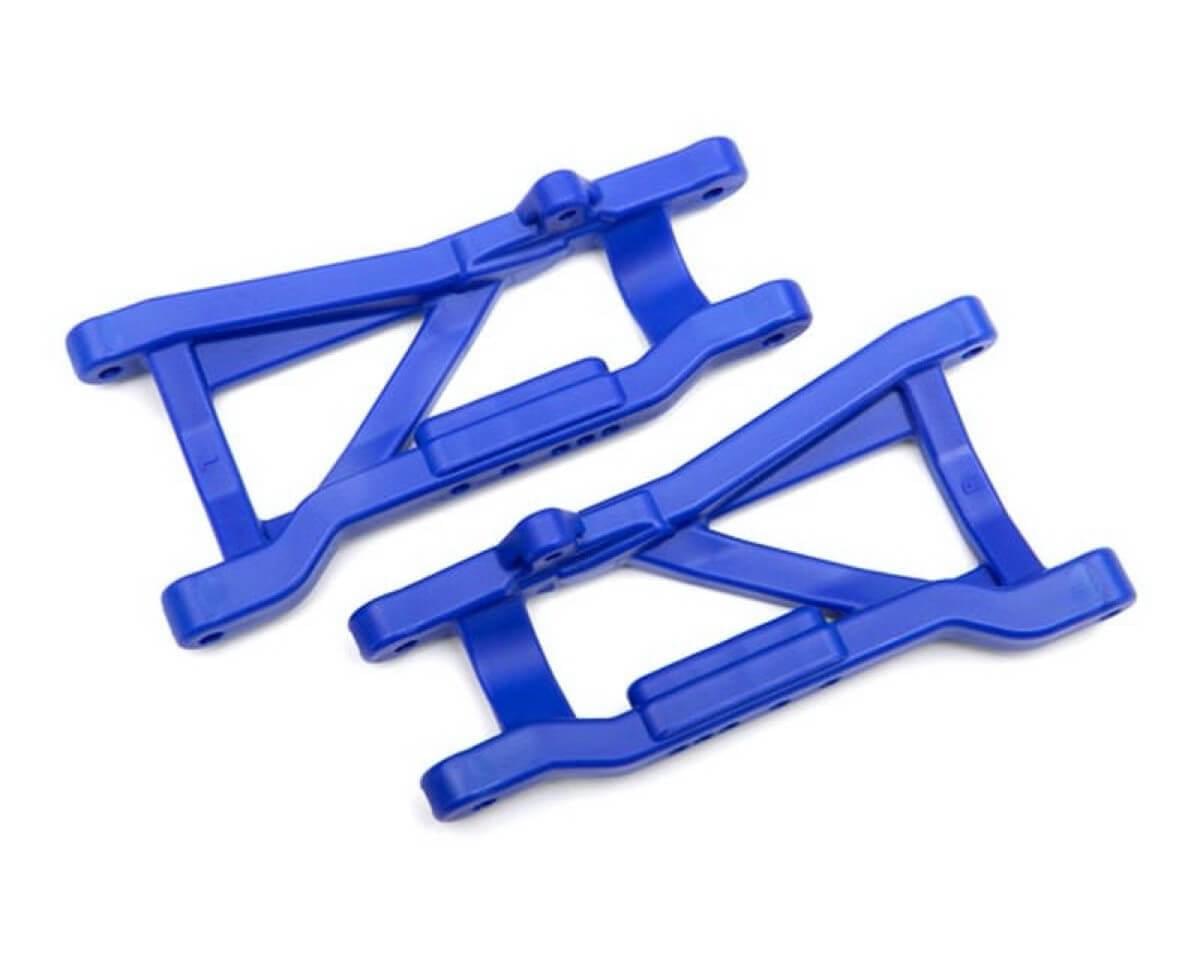 2 Triangles de suspension bleue Arrière - Traxxas 2555A - Breizh Modélisme.
