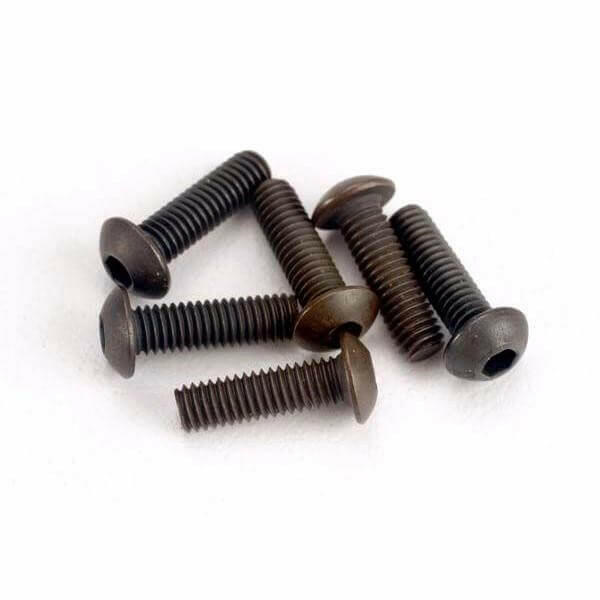 6 Vis BHC tête bombée M3x10 Traxxas 2577 - Breizh Modélisme.