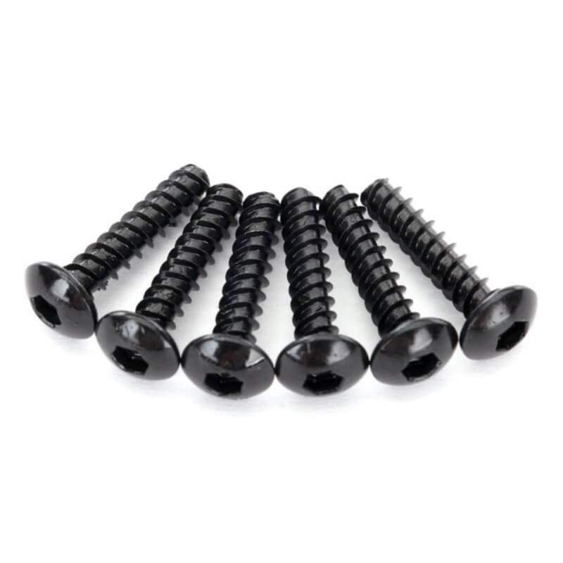 6 Vis BTR tête bombée 2.6x12mm Traxxas 8299 - Breizh Modélisme.