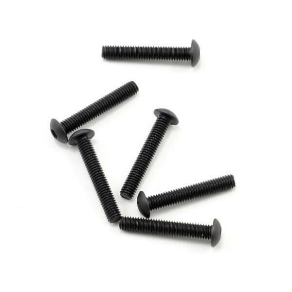 6 Vis BTR Tête Bombée 3x18mm Traxxas 2583 - Breizh Modélisme.