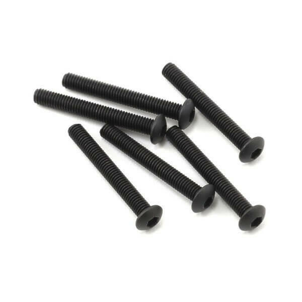 6 Vis BTR Tête Bombée 3x23mm Traxxas 2591 - Breizh Modélisme.