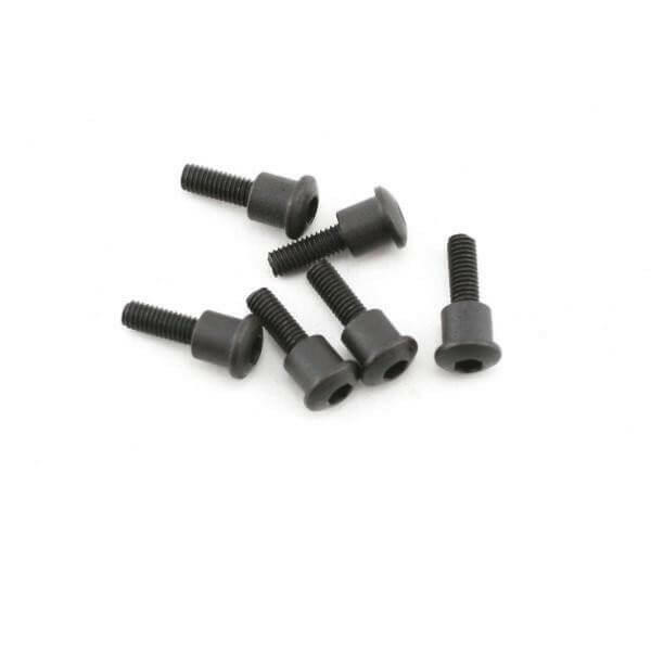 6 Vis BTR Tête bombée épaulée 3x12mm Traxxas 3642X - Breizh Modélisme.