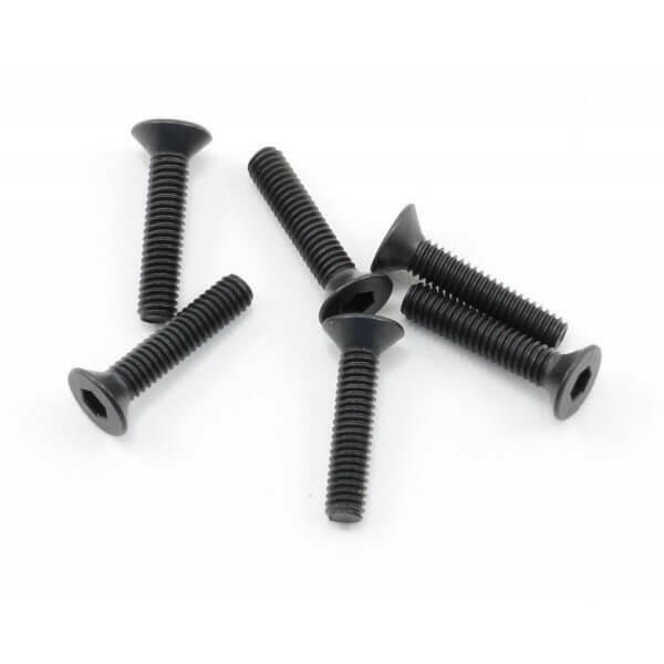6 Vis BTR tête fraisée 2.5x12mm Traxxas 2526 - Breizh Modélisme.