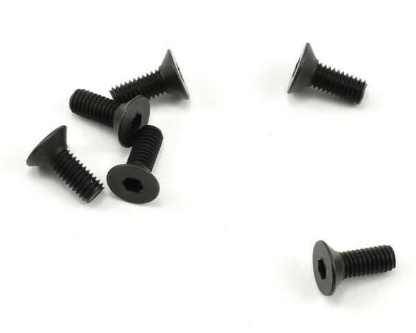 6 Vis BTR tête fraisée 3x8mm Traxxas 2550 - Breizh Modélisme.