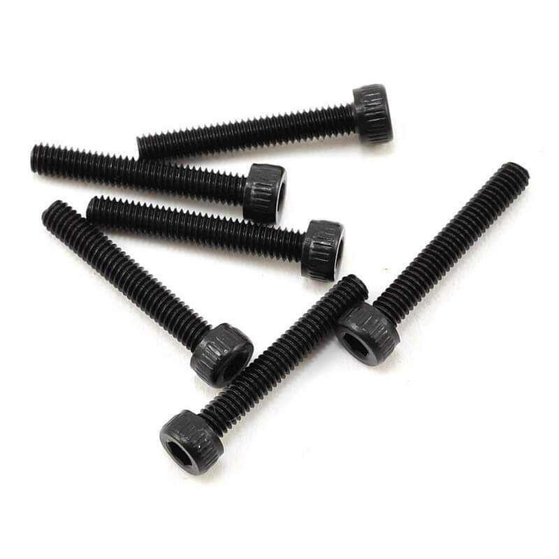 6 Vis BTR têtes rondes 2,5x16mm Traxxas 2618 - Breizh Modélisme.