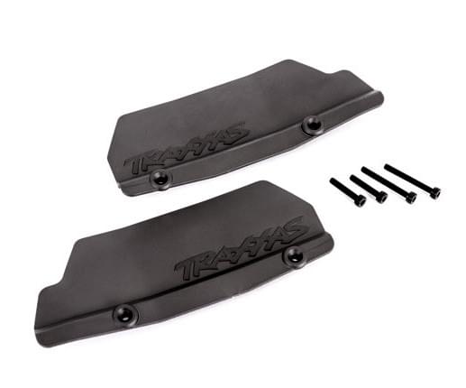 Bavettes de triangles noires Traxxas sledge 9519 - Breizh Modélisme.