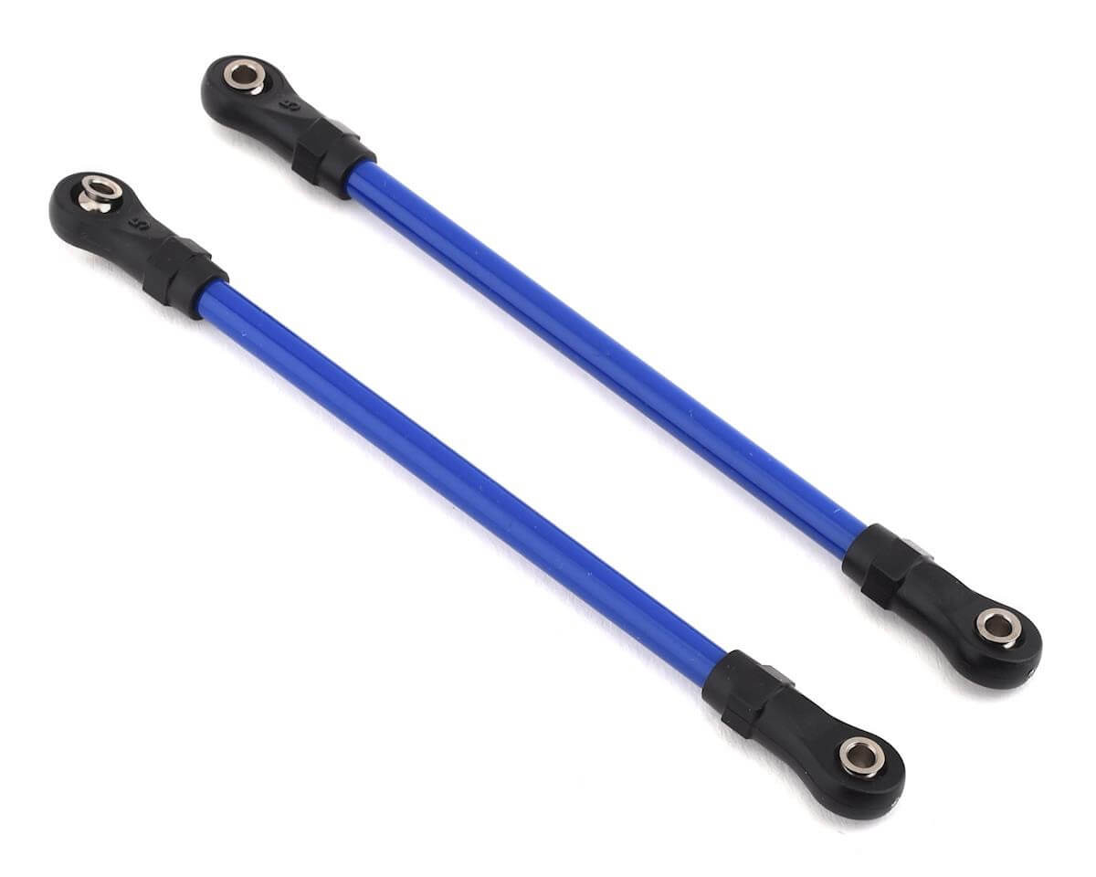 Biellettes de suspension avant inférieur acier bleue TRX-4 (x2) - Traxxas 8143X - Breizh Modélisme