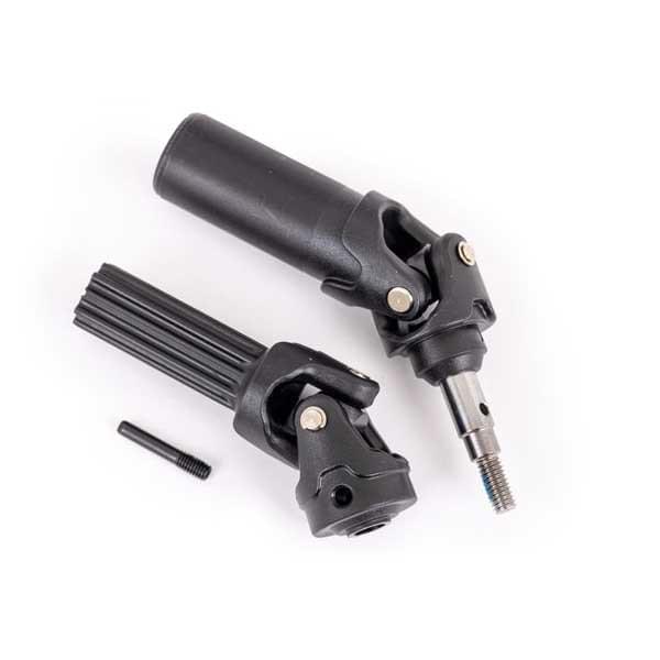 Cardan avant gauche ou droit renforcé avec axe 6mm (X1) (pour kit 9080) - 9051 - Breizh Modélisme.
