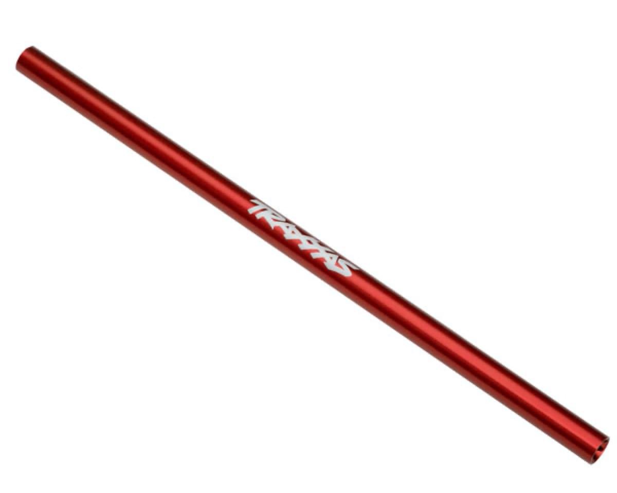 Cardan central alu anodisé Rouge 189mm Rustler 4x4 VXL - Traxxas 6765R - Breizh Modélisme.