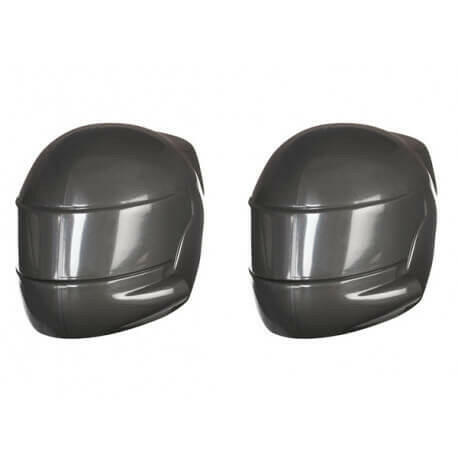 Casque pilote gris (2) - Traxxas 8518 - Breizh Modélisme.