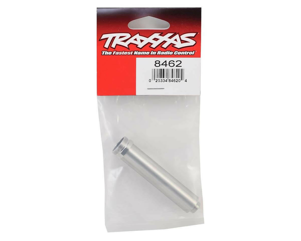 Corps d'amortisseur arrière GTR, 77mm, aluminium argent non fileté - Traxxas 8462 - Breizh Modélisme.