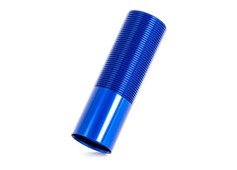 Corps d'amortisseur long gt-maxx anodise bleu (x1) Traxxas sledge 9665X - Breizh Modélisme.