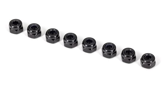 Ecrous nylstop noir M3 Traxxas 2745X - Breizh Modélisme.