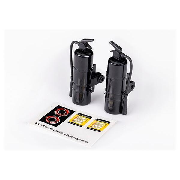 Extincteur noir (x2) pour UDR, TRX-4 - 8422-BLK - Breizh Modélisme.