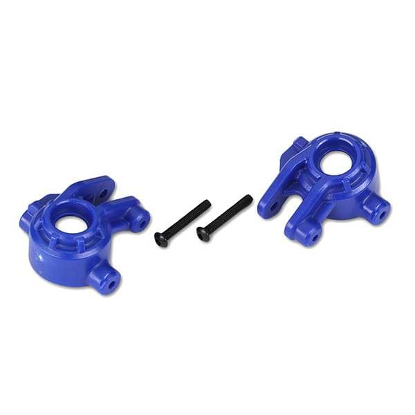 Fusées de direction gauche/droite renforcées bleue (pour kit upgrade 9080) - 9037X - Breizh Modélisme.