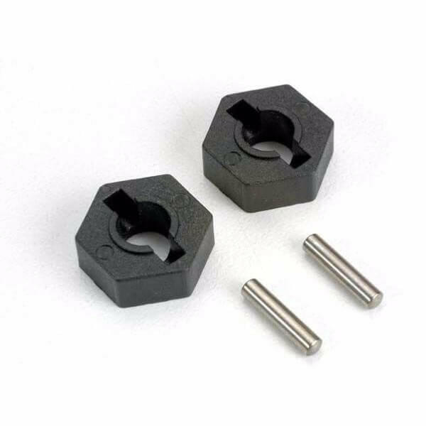 Hexagones de roues 14mm + goupilles - Traxxas 4954 - Breizh Modélisme.