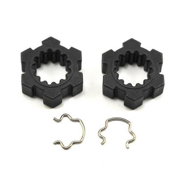 Hexagones de roues + clips X MAXX 1/8 - Traxxas 7756 - Breizh Modélisme.