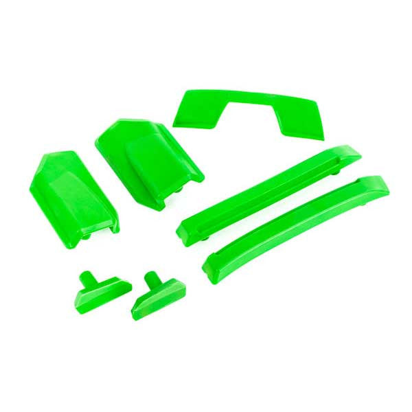 Kit de renforcement de carrosserie vert - sledge Traxxas 9510G - Breizh Modélisme.