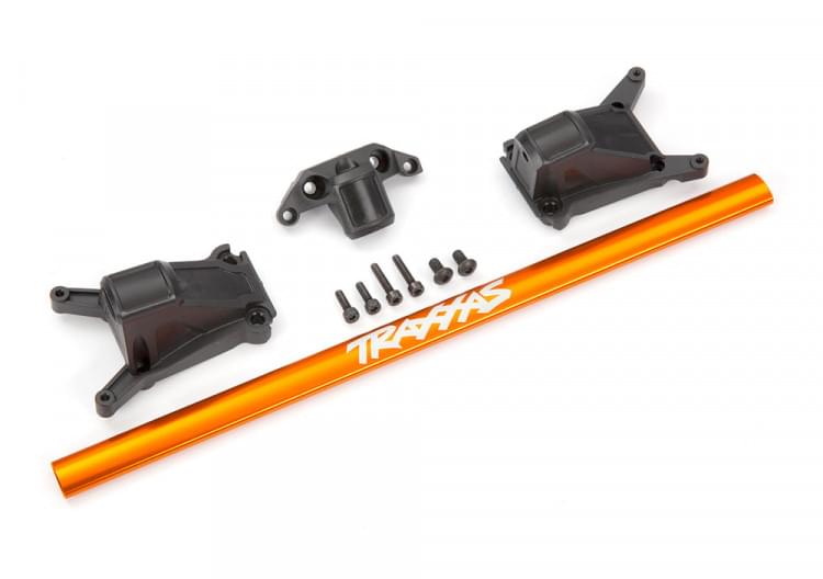 Kit de renfort chassis long Rustler et Slash 4x4 VXL - Traxxas 6730A Orange - Breizh Modélisme.